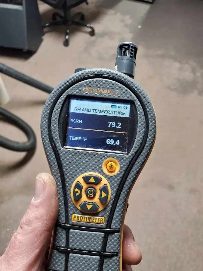 Moisture meter humidity assessment for Fire & Smoke Damage Restoration in Monterey